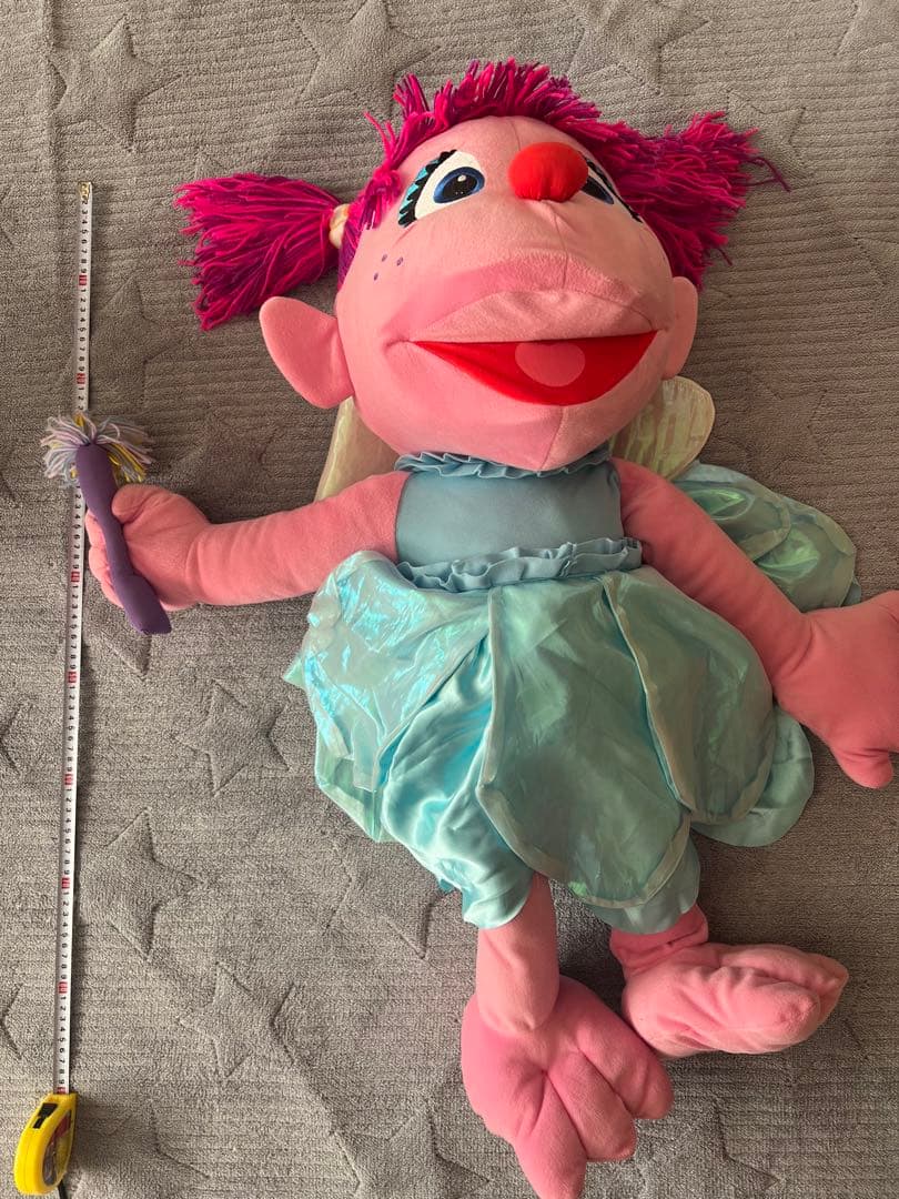セサミストリート　アビー　ぬいぐるみ　sesame street