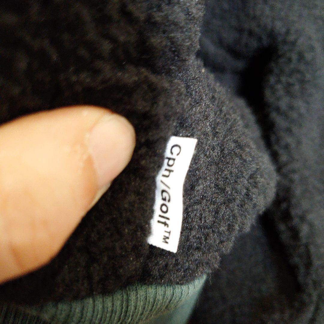 Cph/Golf rufflog フリースセーター サイズSl 黒×緑 試着のみ