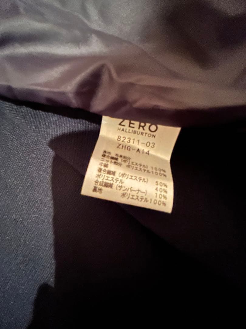 中綿ジャケット　ZERO HALLIBURTON ゼロハリバートン ゴルフ