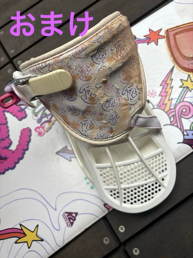 k2キッズスノーボード Lil Kandi110cm おまけバインディングセット