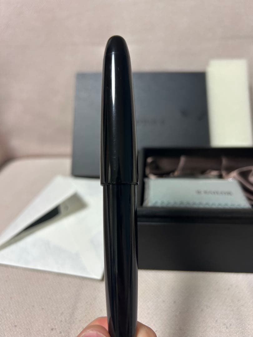 セーラー万年筆 キングプロフィット エボナイト 長刀研ぎ万年筆（中細字）