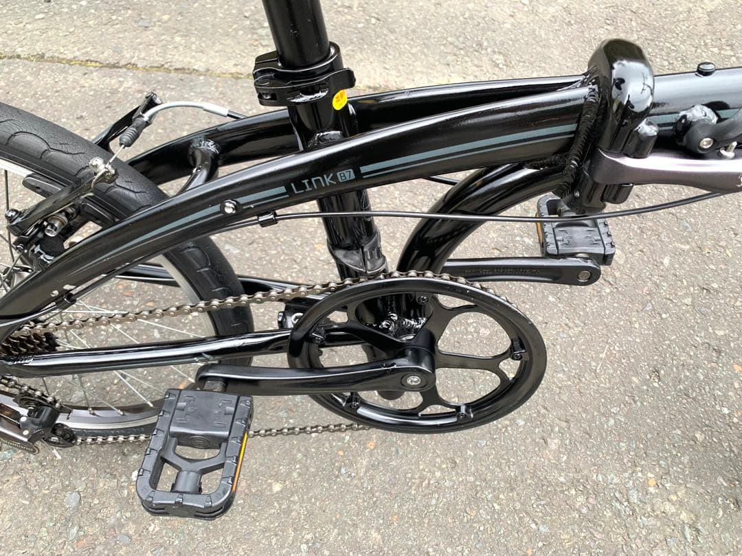 【即乘】送料無料term 折り畳み自転車 LINK B7 7速 ミニベロ小径車
