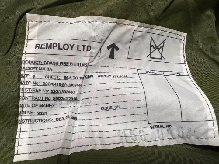 イギリス軍 RAF 実物 MK3A ジャケット