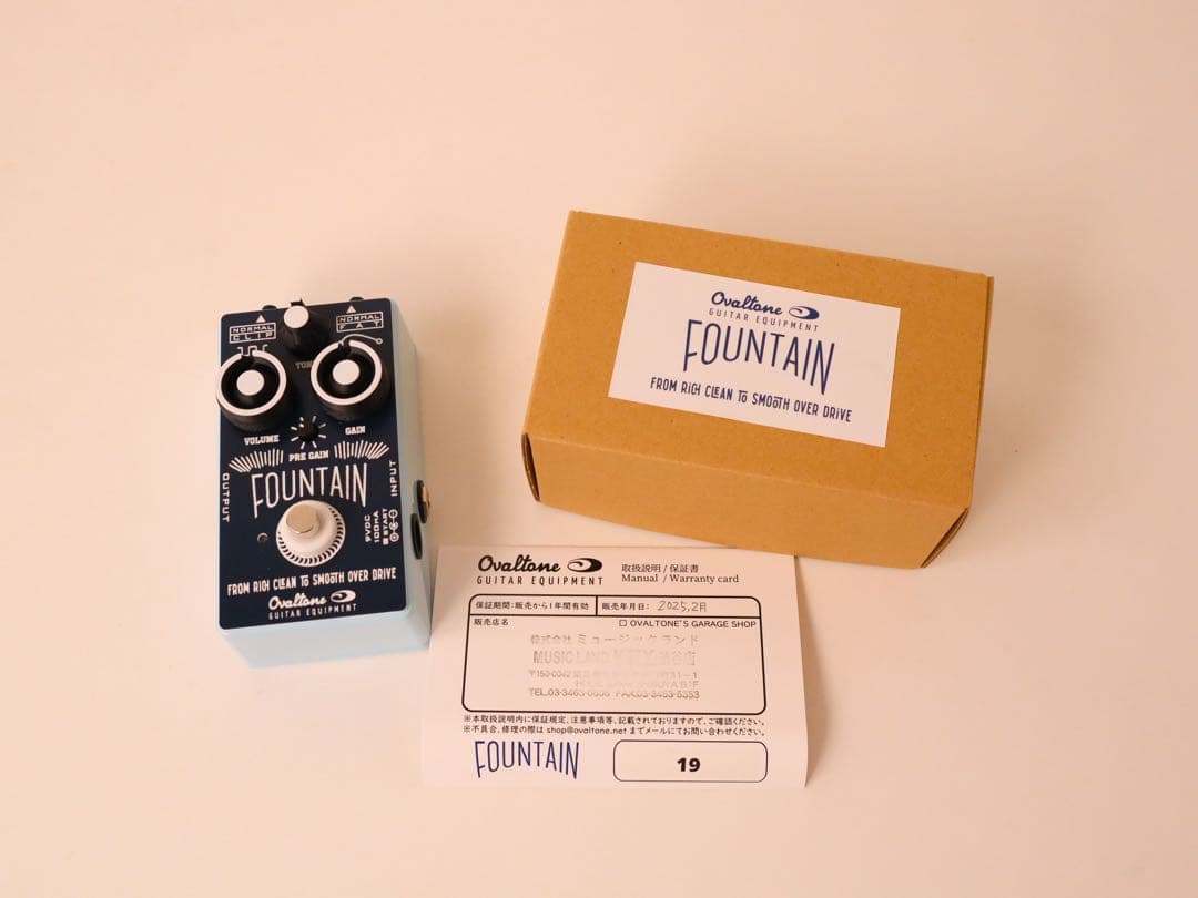 Ovaltone Fountain オーバードライブ