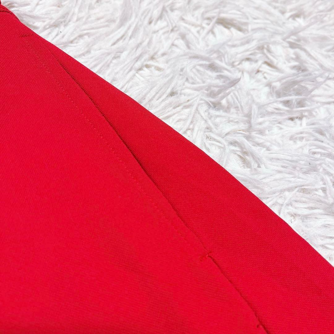 LANVIN SPORT 半袖 ワンピース レッド 赤 ゴルフ ウエア 40