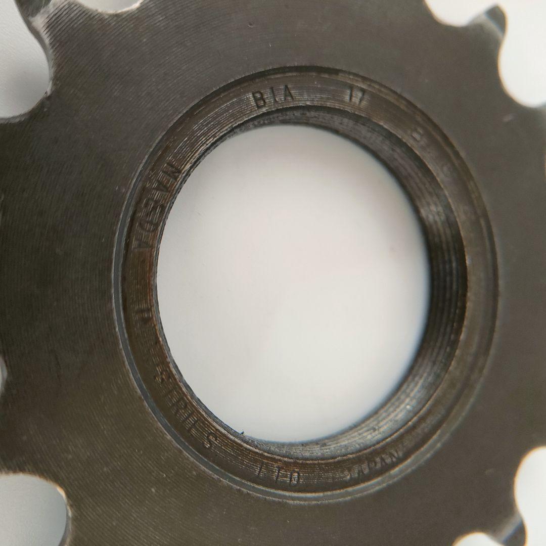 マエダ 17t コグ サンツアー ピスト njs 競輪 トラックレーサー