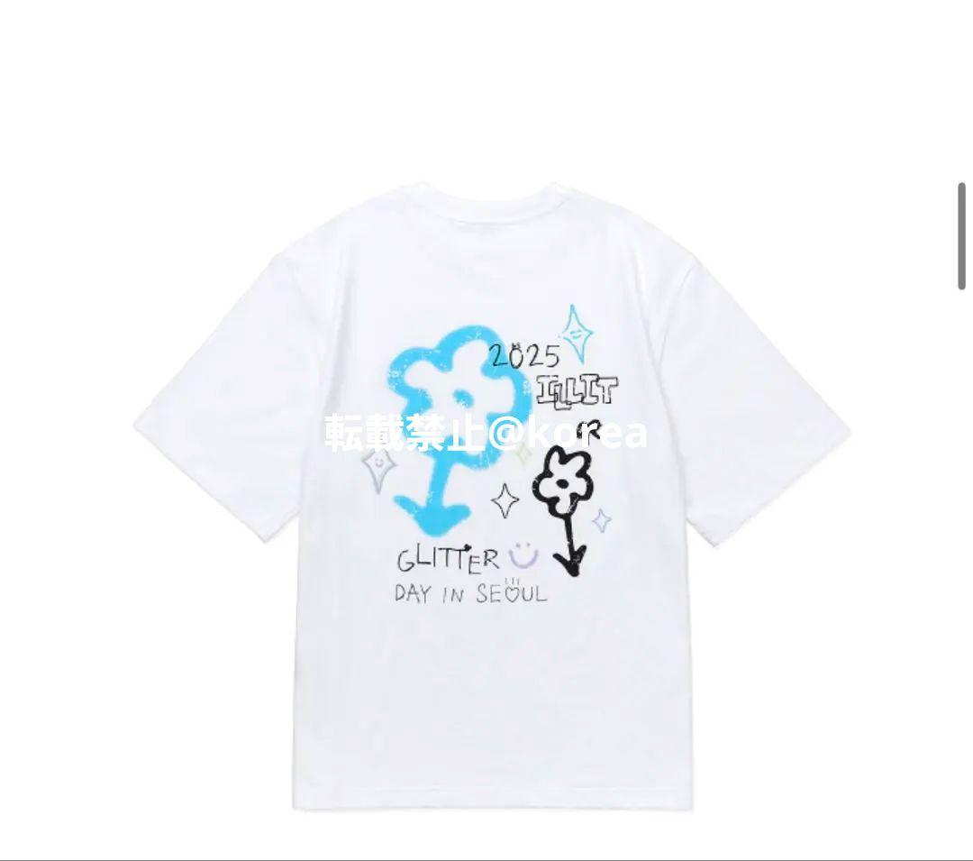 【新品未使用】ILLIT T-SHIRT glitterday ソウルコン S