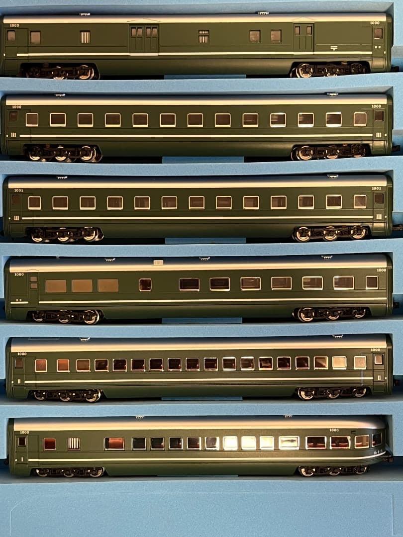 希少　マイクロエース A8401 満鉄・パシナ・979「あじあ号」7両セット