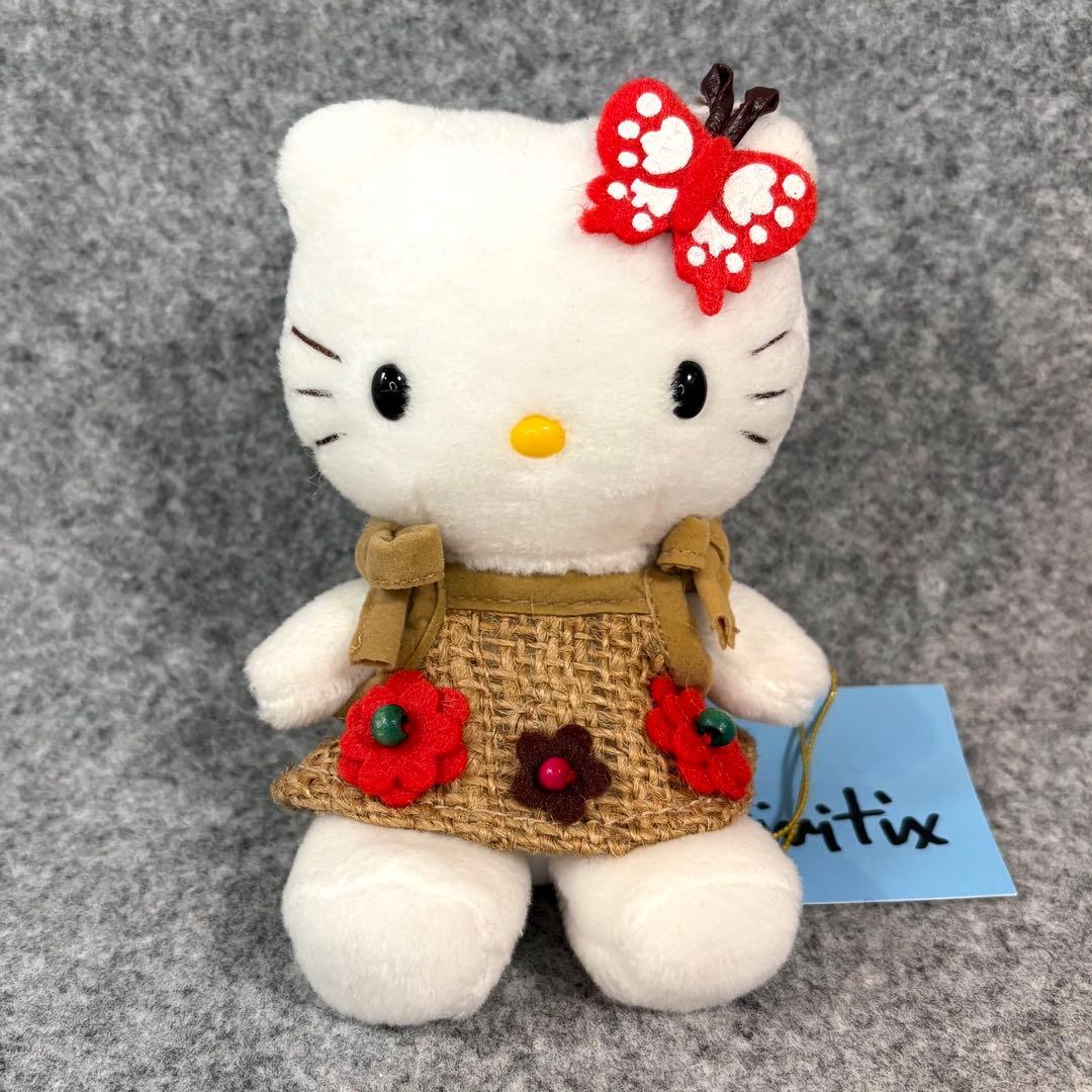 ハローキティ ぬいぐるみ エスニック バタフライ S vivitix