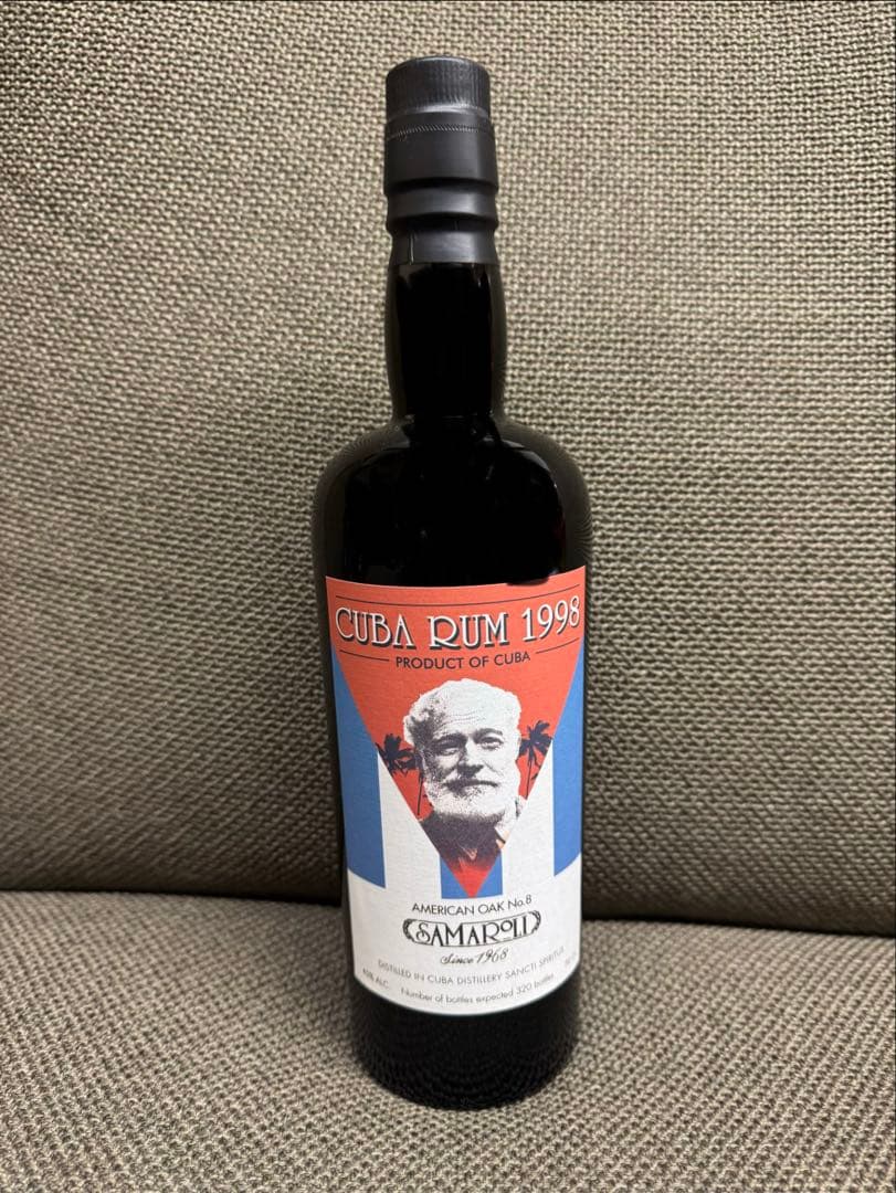 キューバラム 1998 ヘミングウェイラベル 700ml 45% 2016年発売