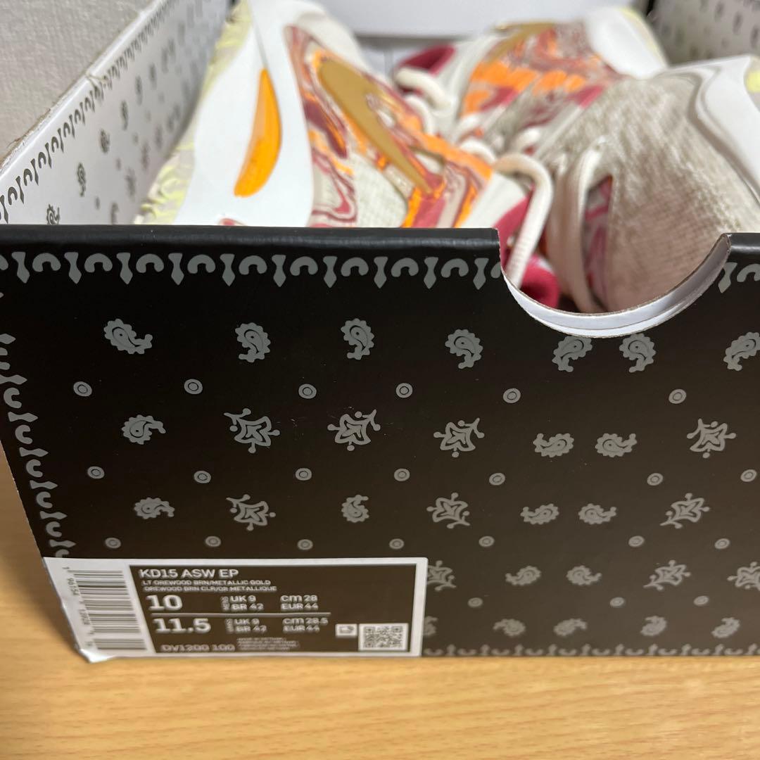 新品 NIKE KD15 ASW EP 28cm