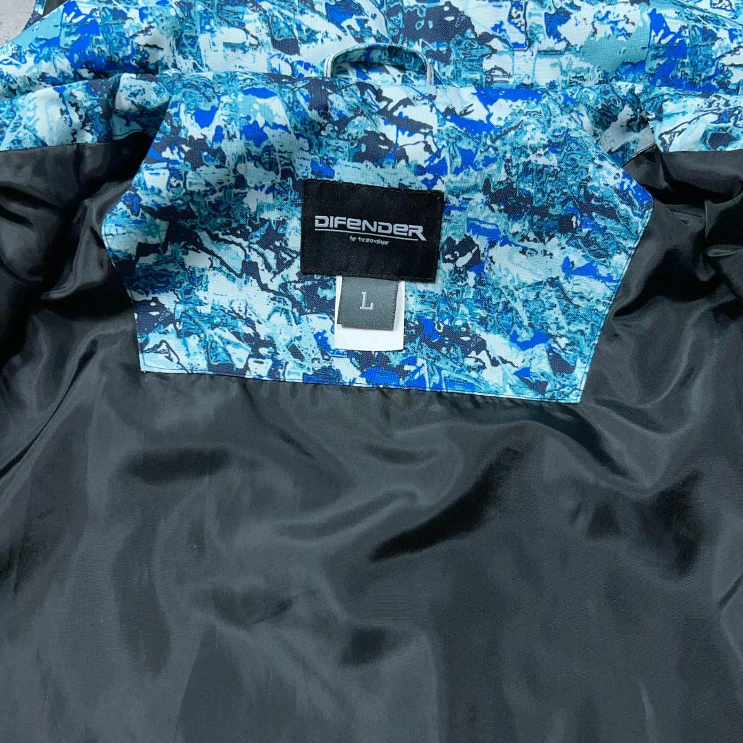 Difender スキーウェア 総柄 スノーボードウェア メンズL 旅行や授業に