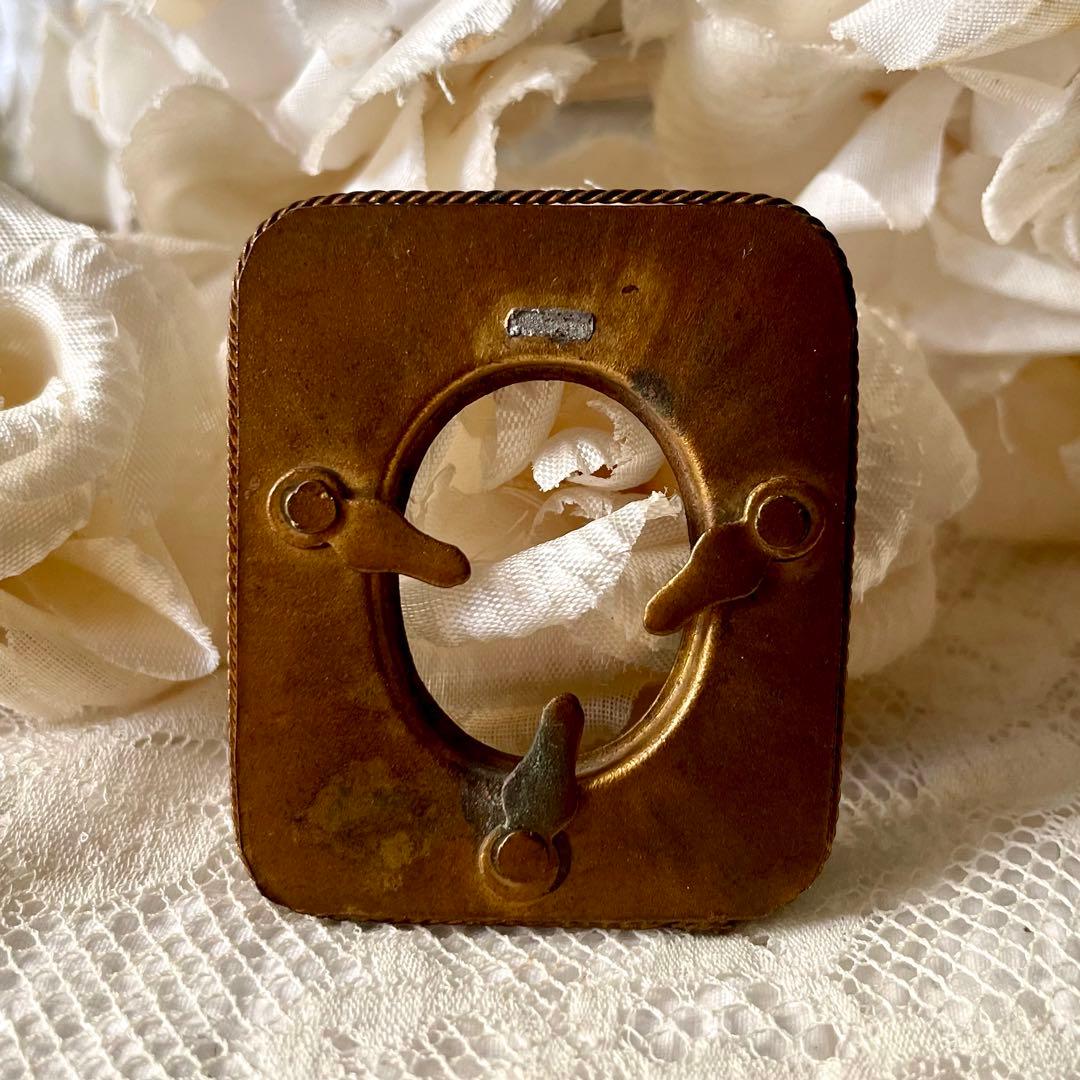 マイクロモザイクミニフレーム　イタリアアンティーク 検:フランスアンティーク