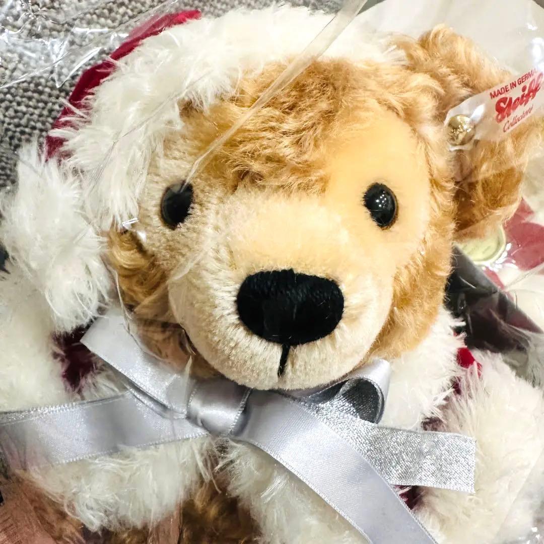 【限定品】シュタイフ ダッフィー 白タグ 箱付 クリスマス テディベア
