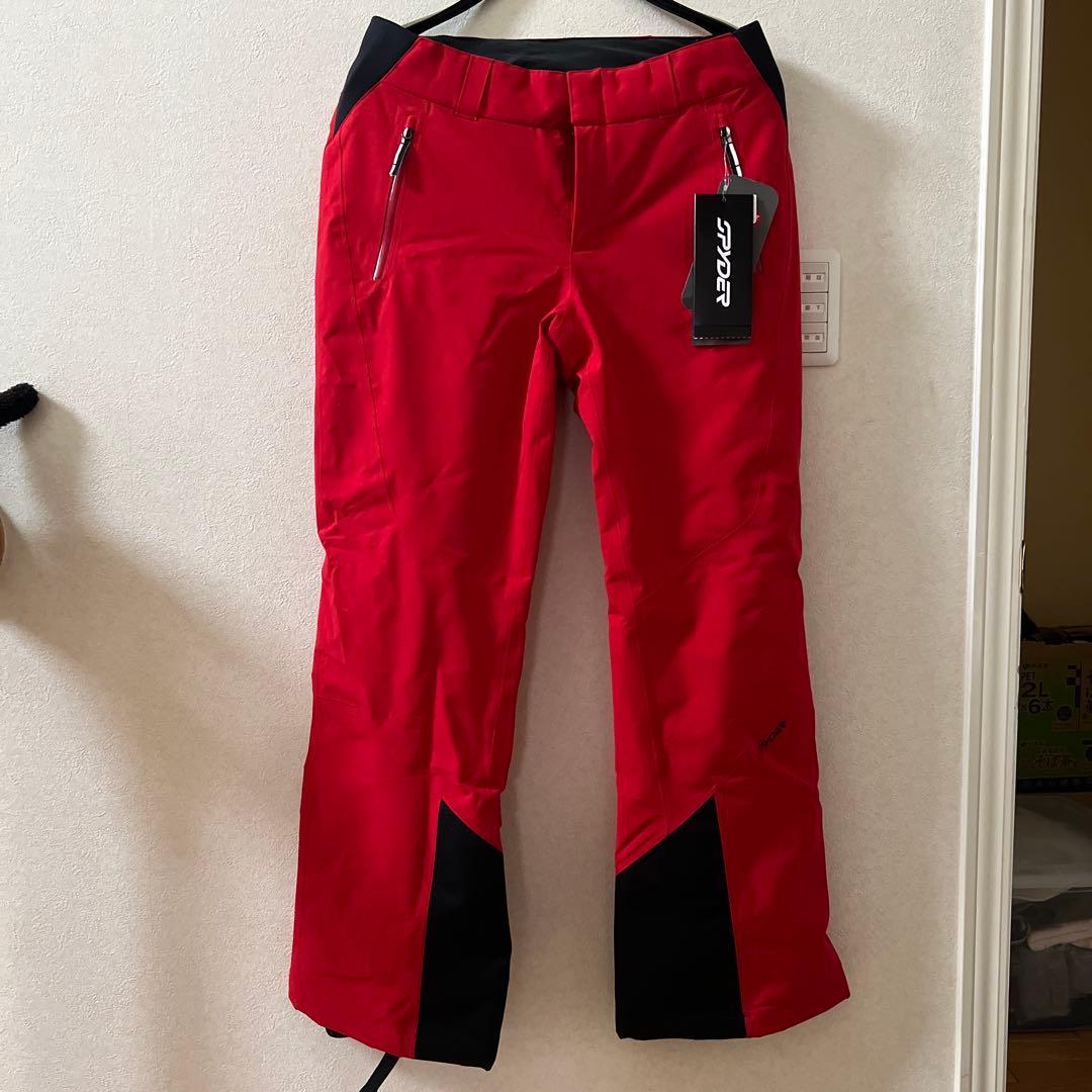 【新品タグ付き】SPYDR スパイダー レディース スキーパンツ赤15号