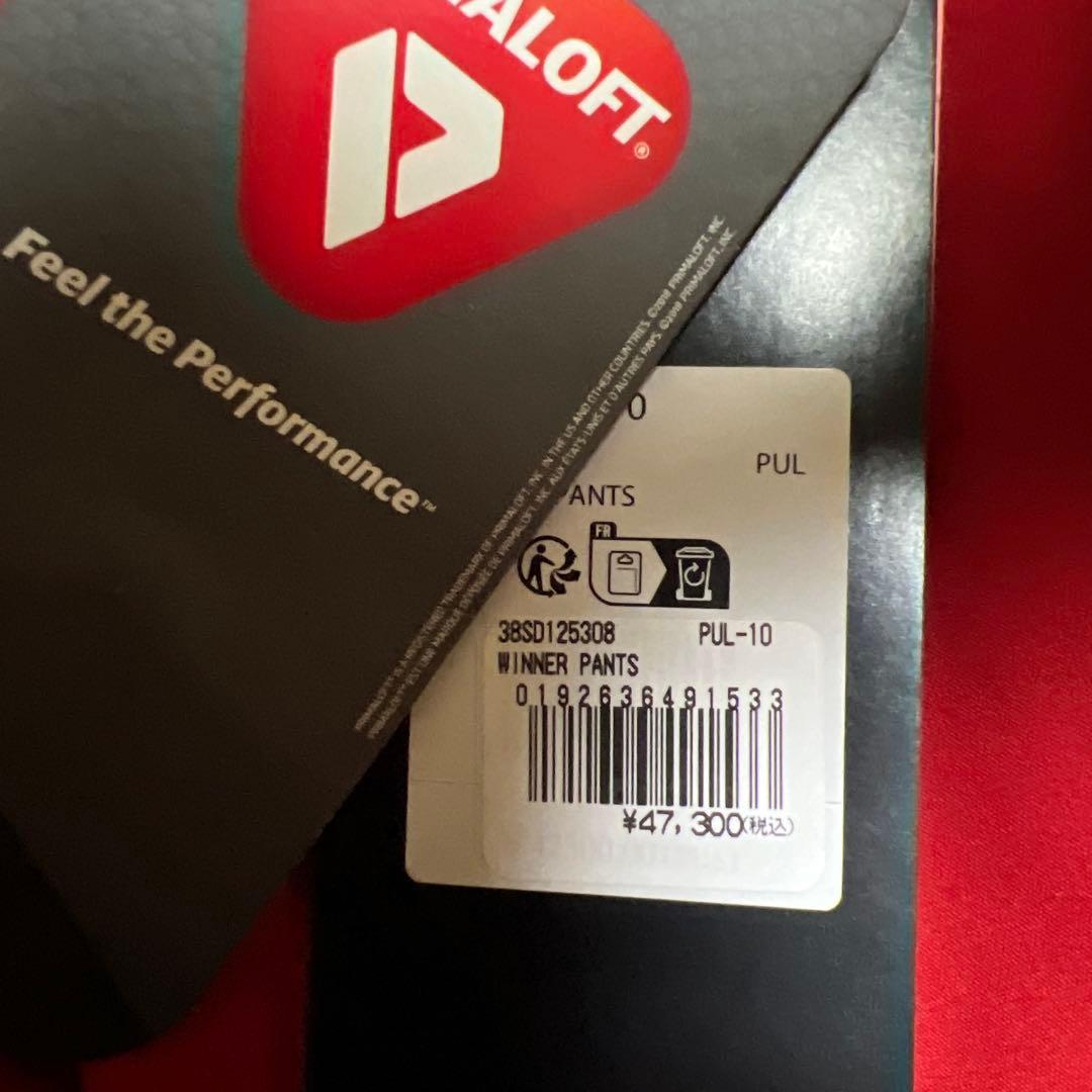 【新品タグ付き】SPYDR スパイダー レディース スキーパンツ赤15号