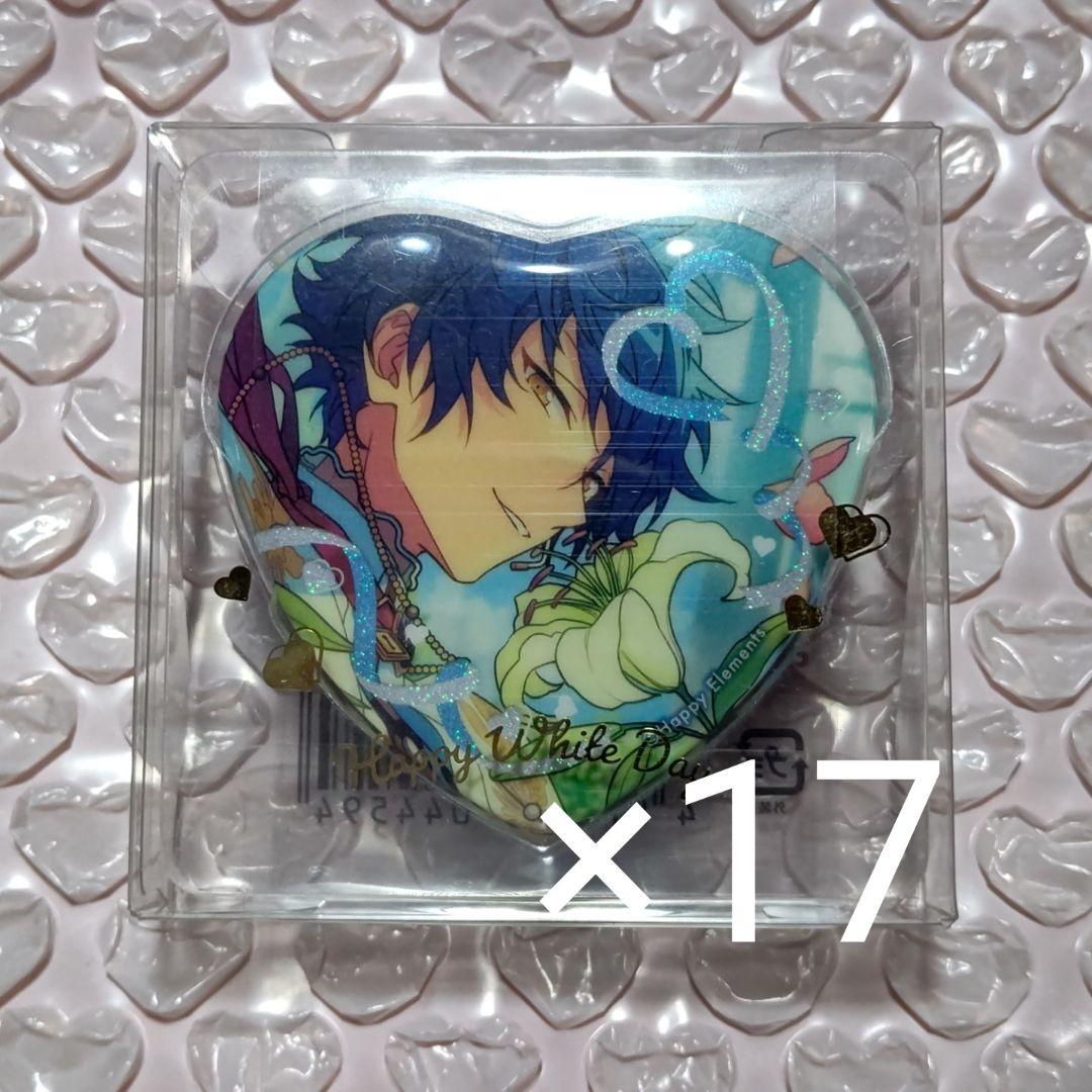 【匿名配送】あんスタ ホワイトデー ハート缶バッジ ジュン