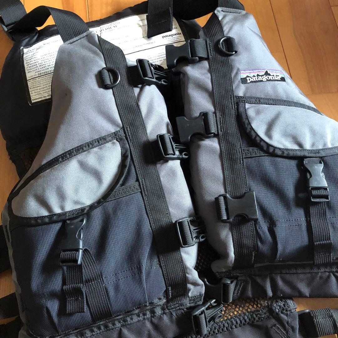希少 Patagonia ライフジャケット カヌー カヤック グレー M