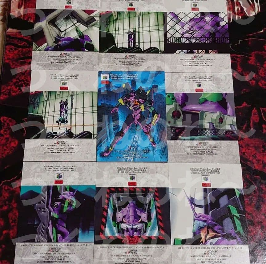 エヴァ　ＣＤＭカード Ｎ６４ゲームソフト封入特典　非売品 シンジ＆アスカ＆レイ