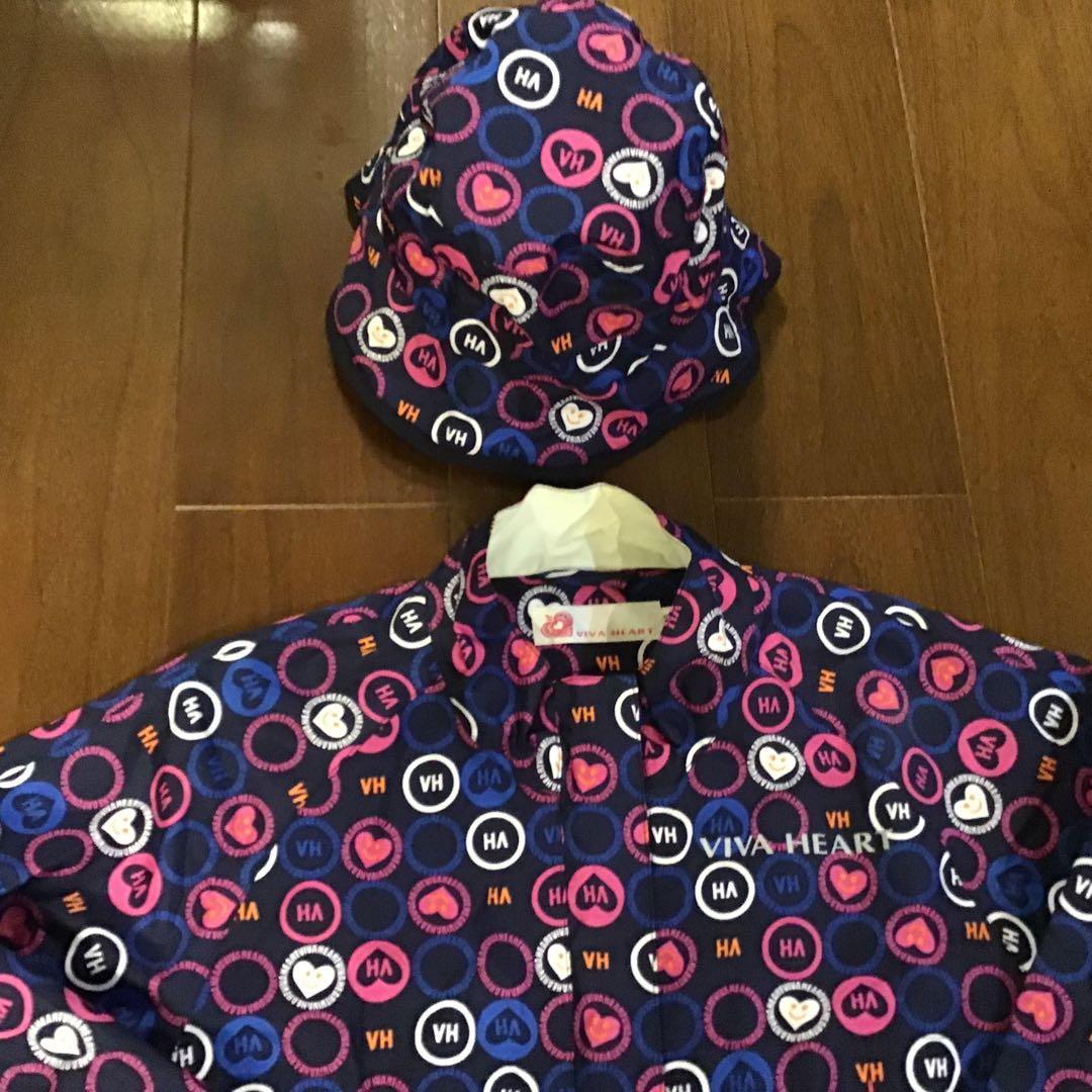 ビバハート⛳️レインウェア 40 &ハット♪セット美品