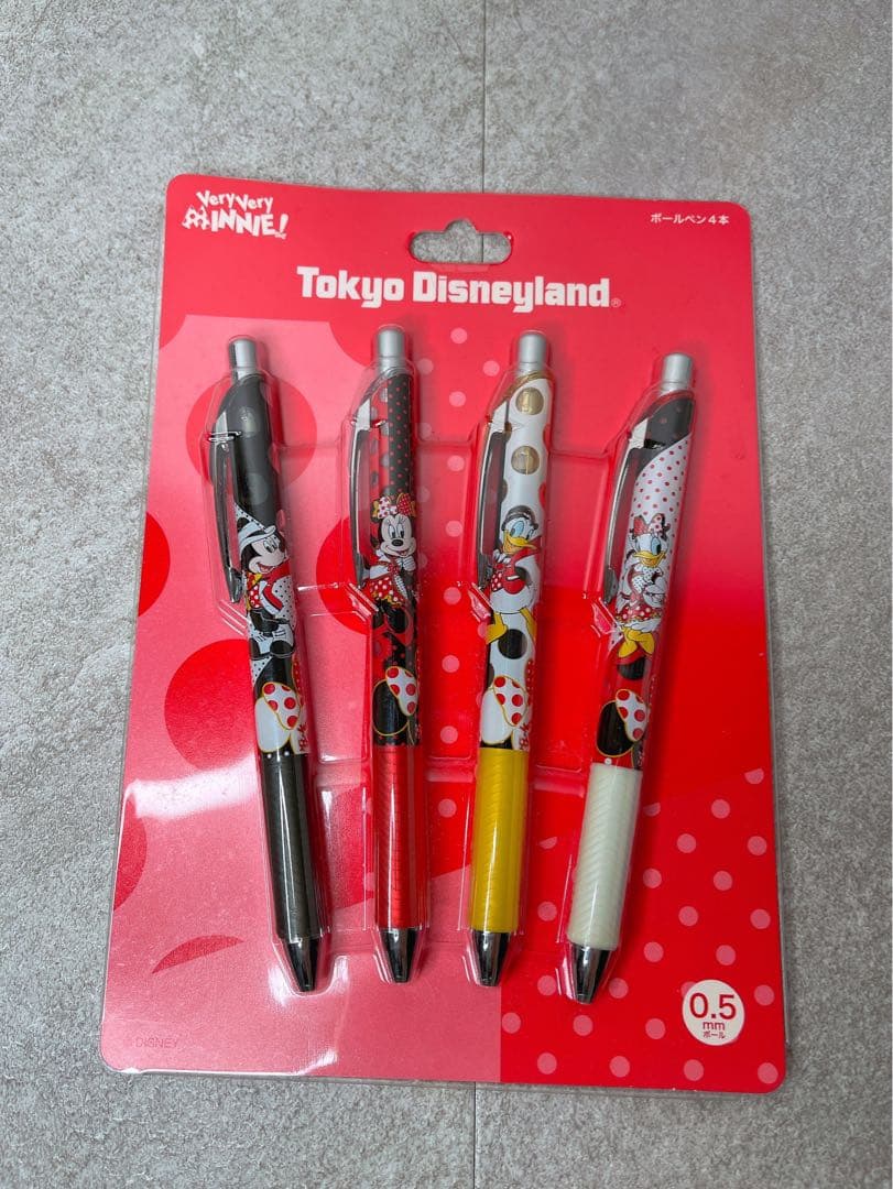 東京ディズニーランド ベリーベリーミニー ボールペンセット 0.5mm