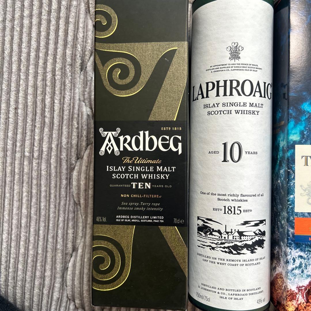 ウイスキーセット（アードベッグ、ラフロイグ、タリスカー、ジョニーウォーカー）