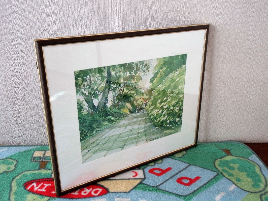 水彩画「紫陽花の咲く頃」