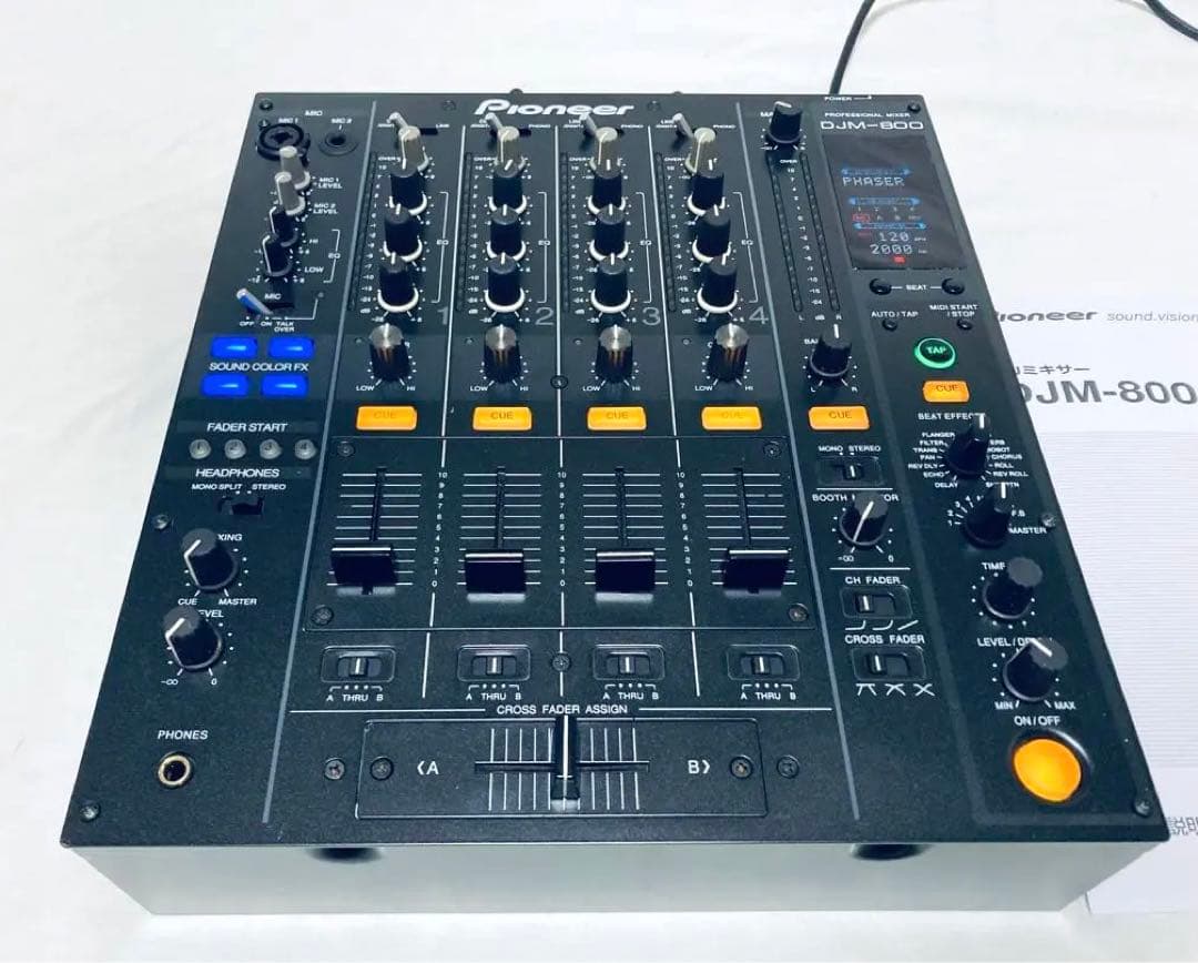 PIONEER DJM-800 フルメンテナンス済み　パネル&ノブ交換済み