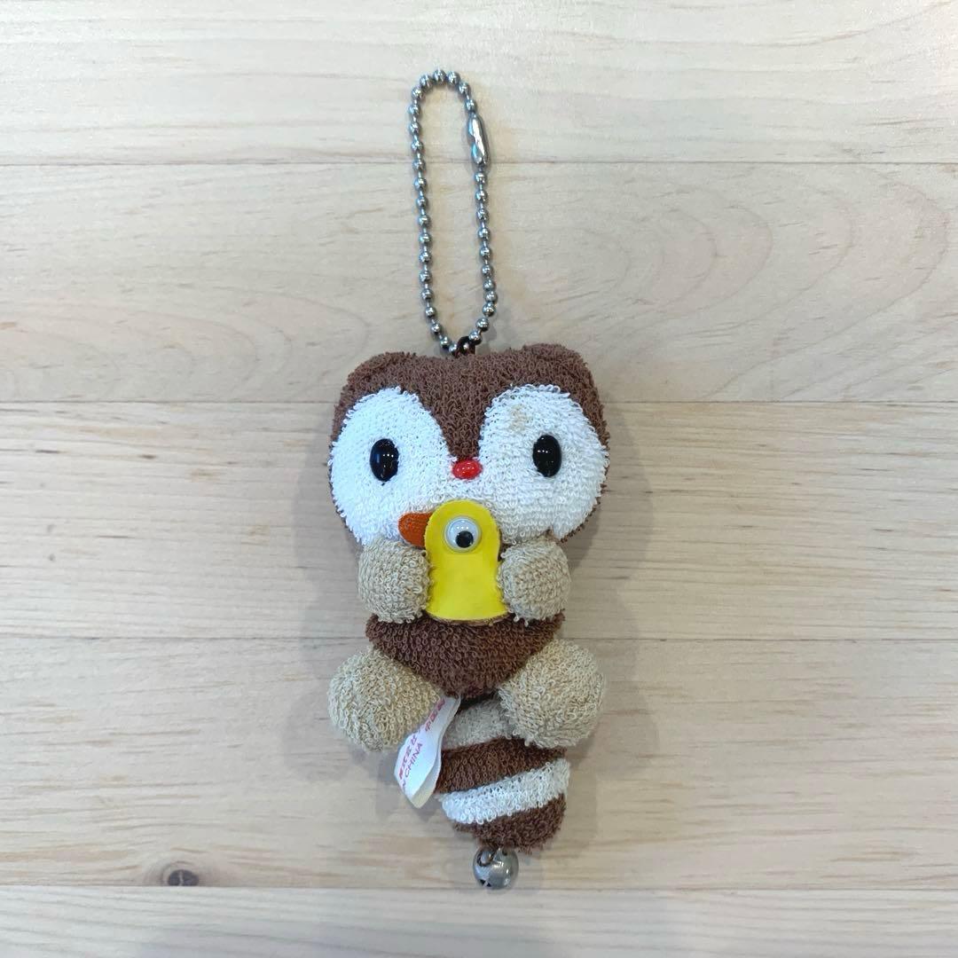 たらいぐまのらんどりー　マスコット　キーホルダー　パイル生地
