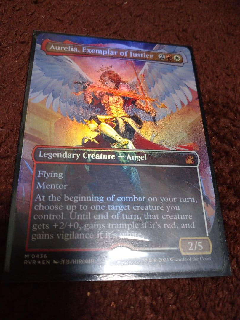 正義の模範、オレリア　ボーダーレス　FOIL