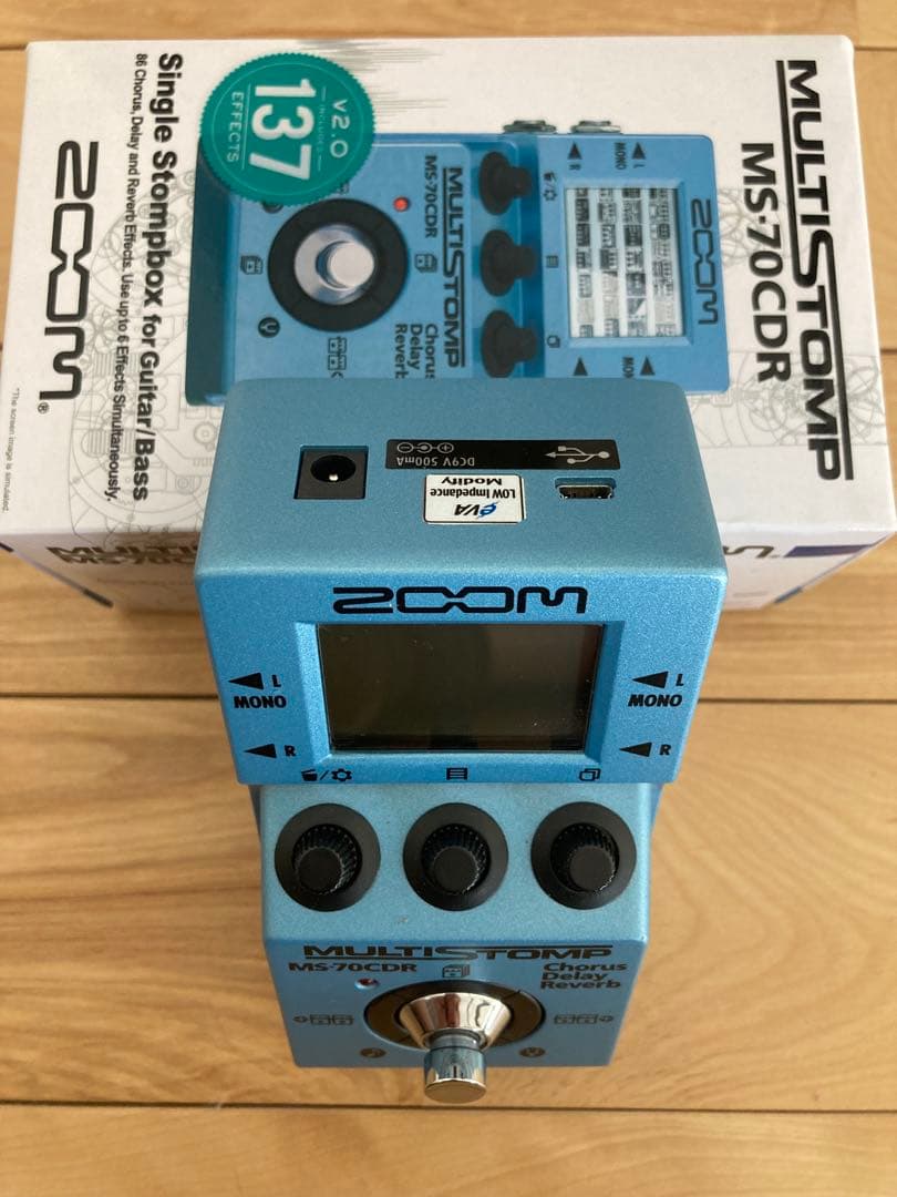 ZOOM MS-70CDRマルチエフェクターEVA電子modモディファイディレイ