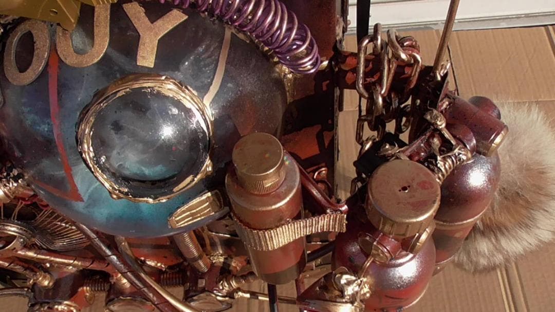 旅行鞄 個性的 ドール 収納 インダストリアル スチームパンク ブレーキレバー