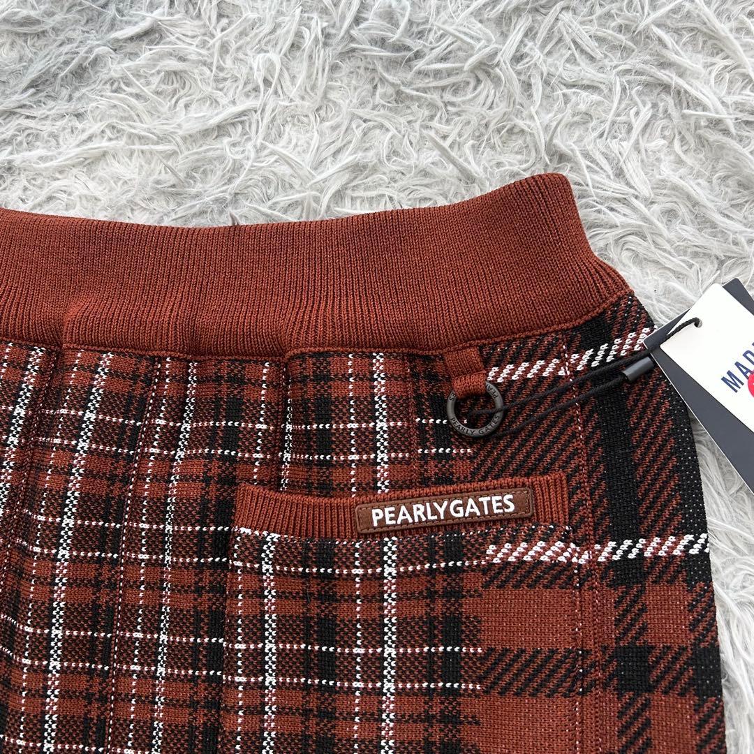 新品　パーリーゲイツ　セットアップ　モックネック　ニット　セーター　スカート　1