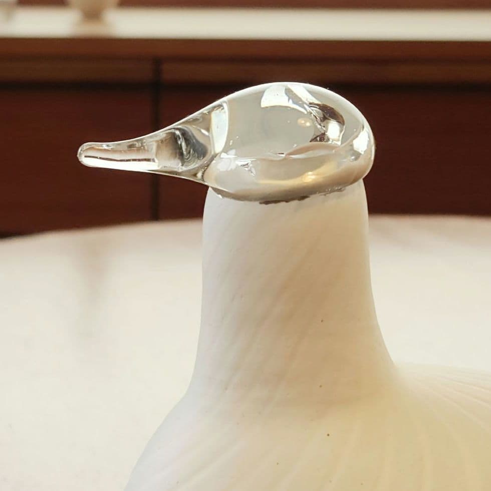 【Oiva Toikka 25cm大型バード】イッタラ バード ホワイト マット