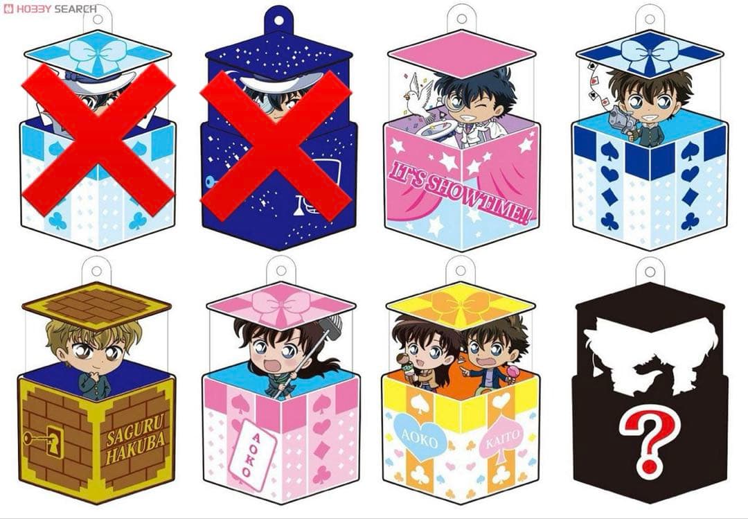 【レア】まじっく快斗　1412 怪盗キッド　黒羽快斗　中森青子　白馬探　キャラ箱