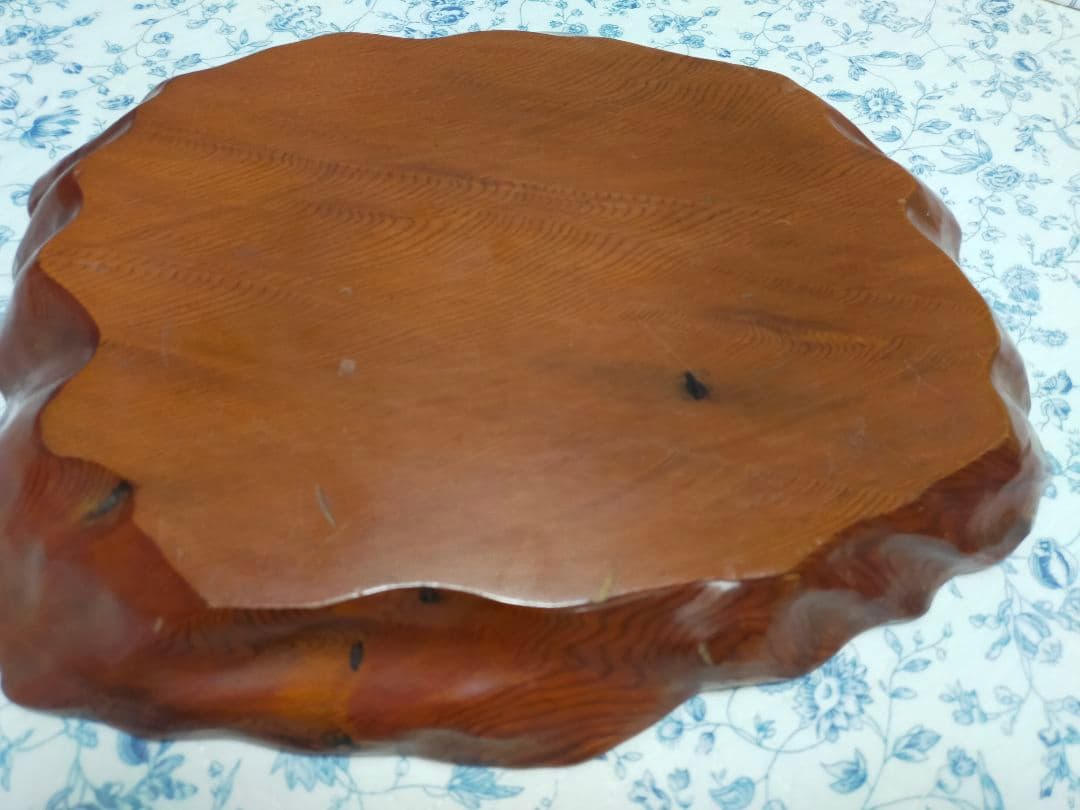 屋久杉の壺と台座セット