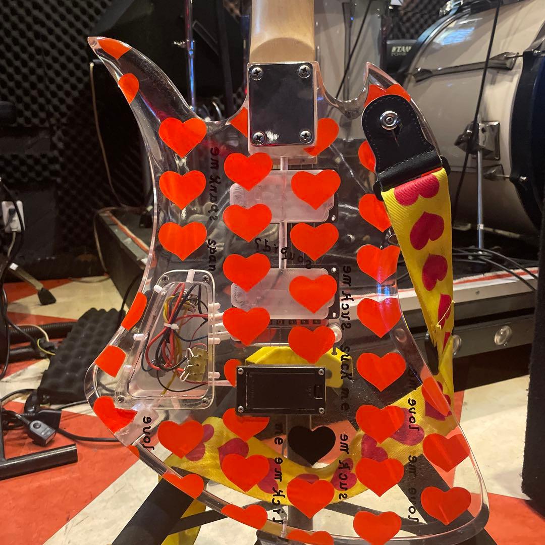 モッキンバード　クリアハート　イエローハート　　　hide ヒデ