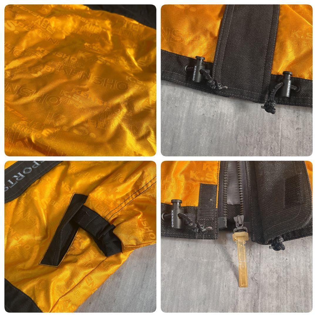 Z207【未使用級】KENSHO ABE スキーウェア 上下セット M-Lサイズ