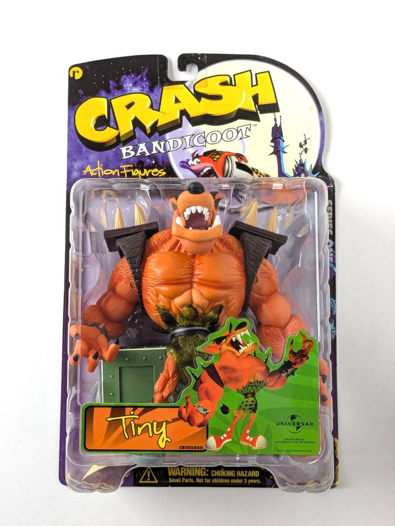 クラッシュバンディクー アクションフィギュア タイニータイガー