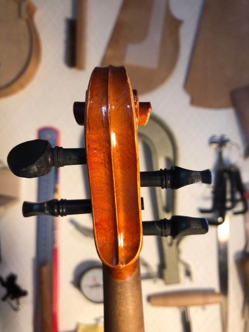 【訳あり特価.駒&魂柱調整済】鈴木分数バイオリンNo200 1/8 1980