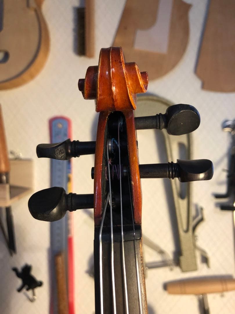【訳あり特価.駒&魂柱調整済】鈴木分数バイオリンNo200 1/8 1980