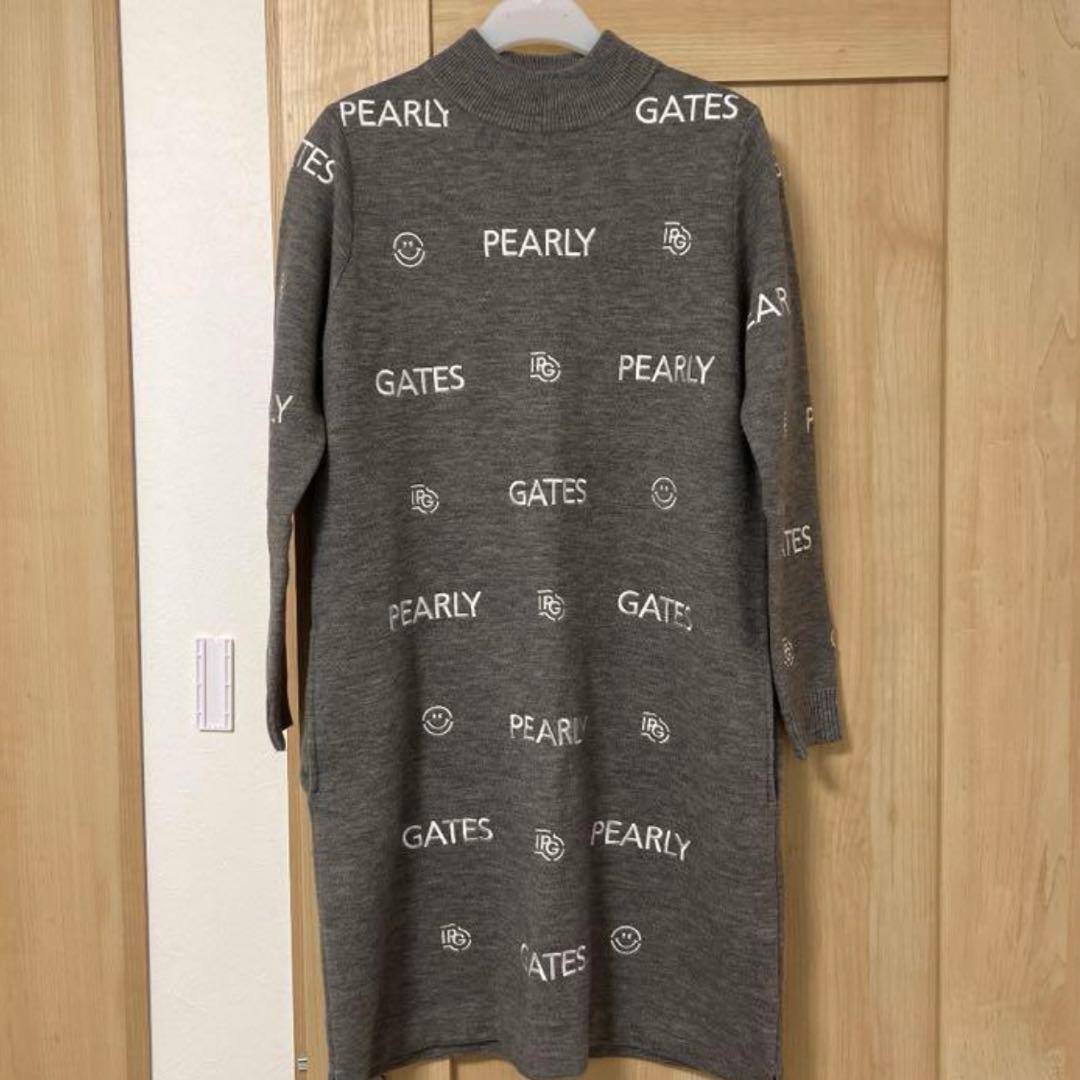 PEARLY GATE パーリーゲイツワンピース　ロゴ柄ワンピース　美品