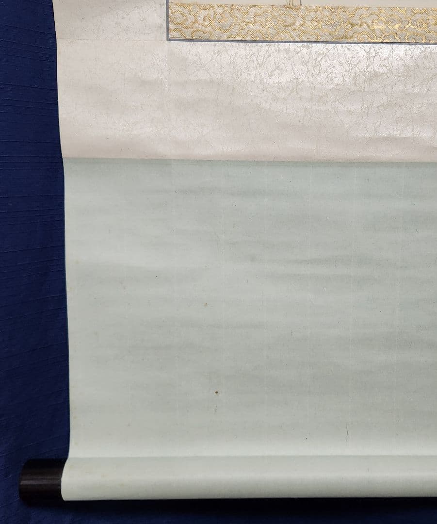 【国旗図】森月城 993 日の丸 共箱 掛け軸　肉筆