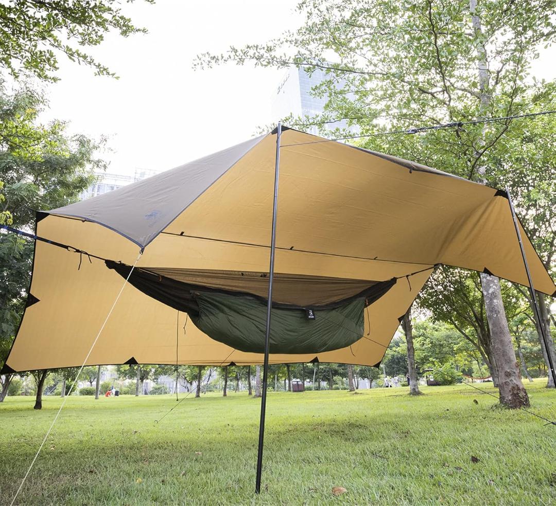 ■美品中古■one tigris テント タープ ポール　セット