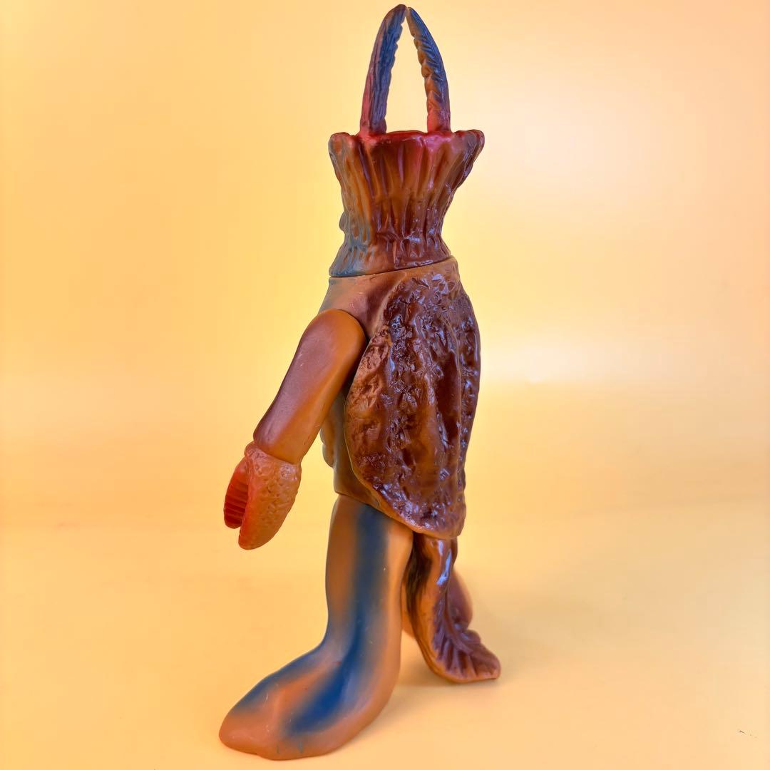 マルサン ウルトラ怪獣シリーズ トルトス海人 黄土色成型 ,マルガチャゴジラ付き