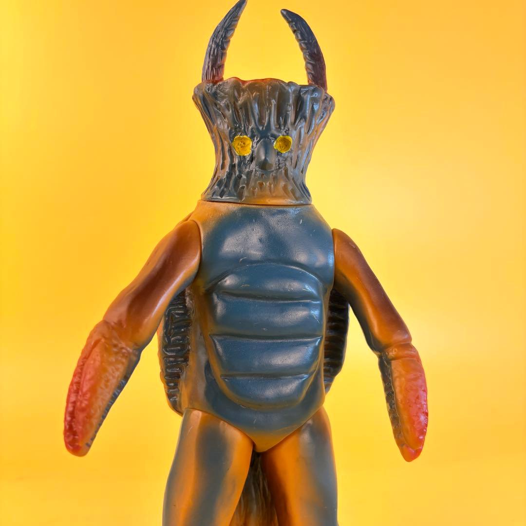 マルサン ウルトラ怪獣シリーズ トルトス海人 黄土色成型 ,マルガチャゴジラ付き