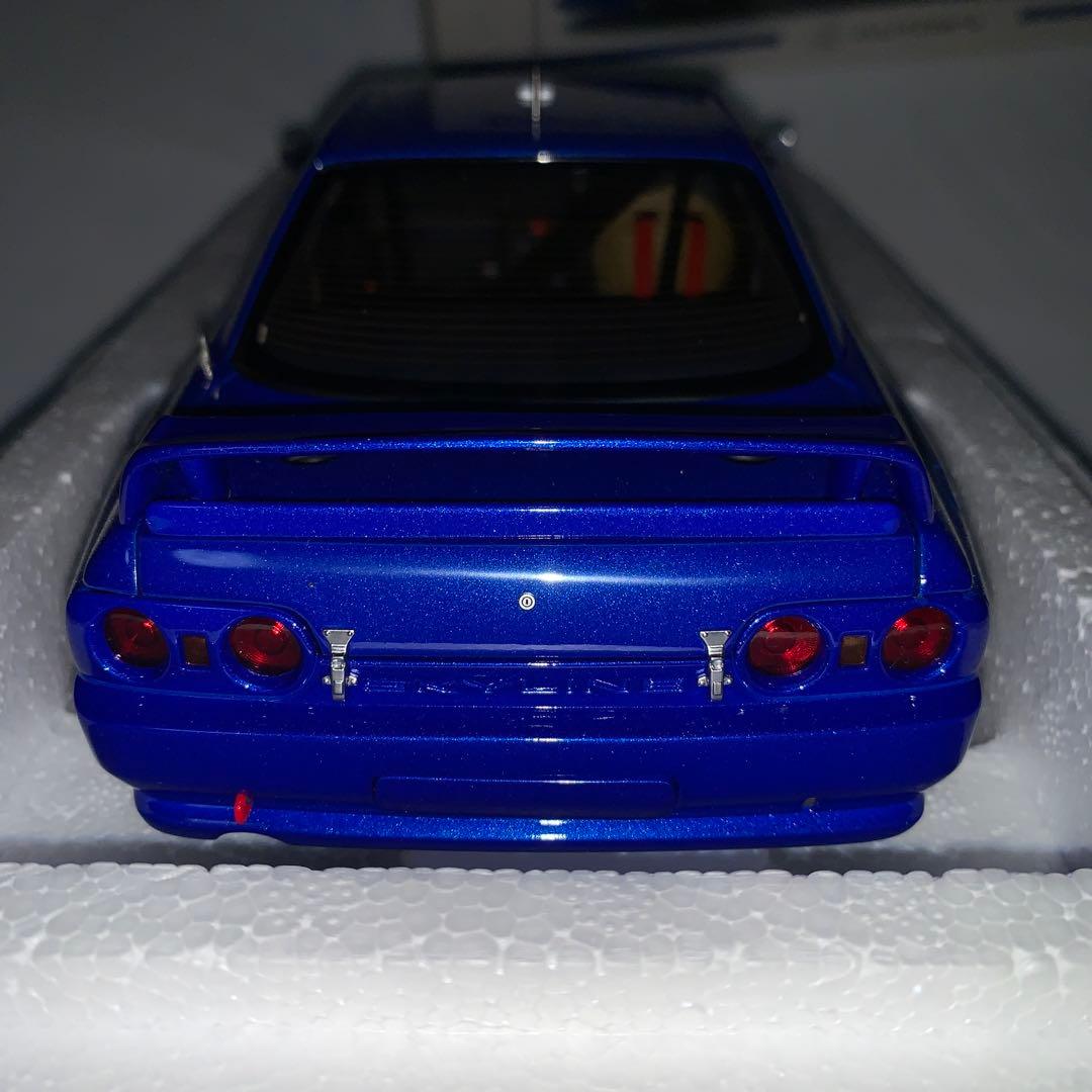 AUTOart 1/18 スカイライン GT-R R32プレーンボディ　ブルー