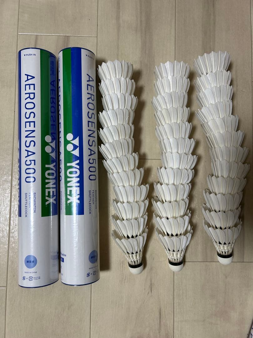 ヨネックス YONEX シャトルエアロセン 500 4番　5ダース新品未使用
