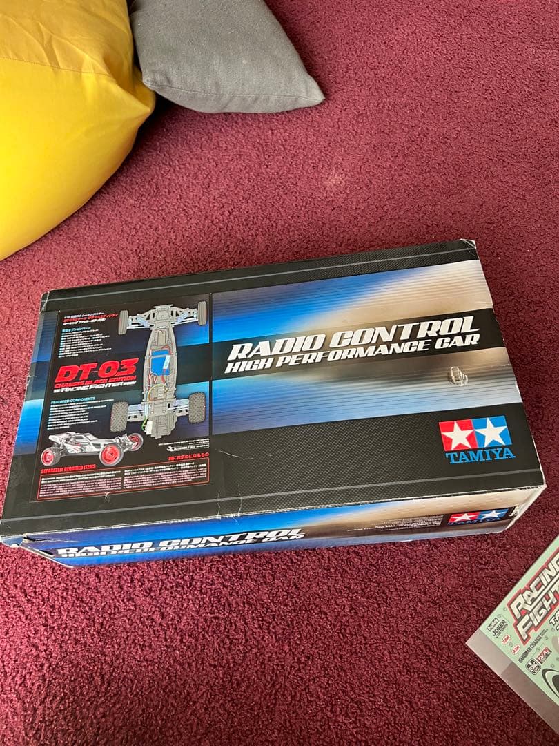 DT-03 レーシングファイターボディchassis black edition