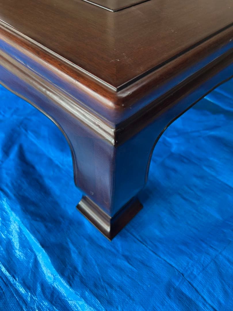 カリモク　アンティークテーブル　ダークブラウン 大きめテーブル